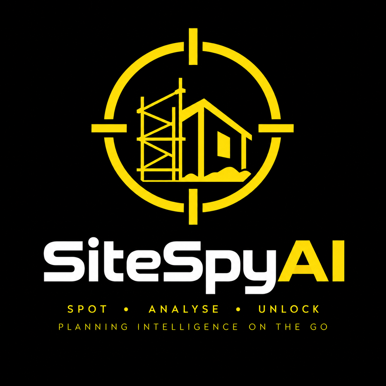 SiteSpy AI — SPOT • ANALYSE • UNLOCK. Planning Intelligence on the Go.